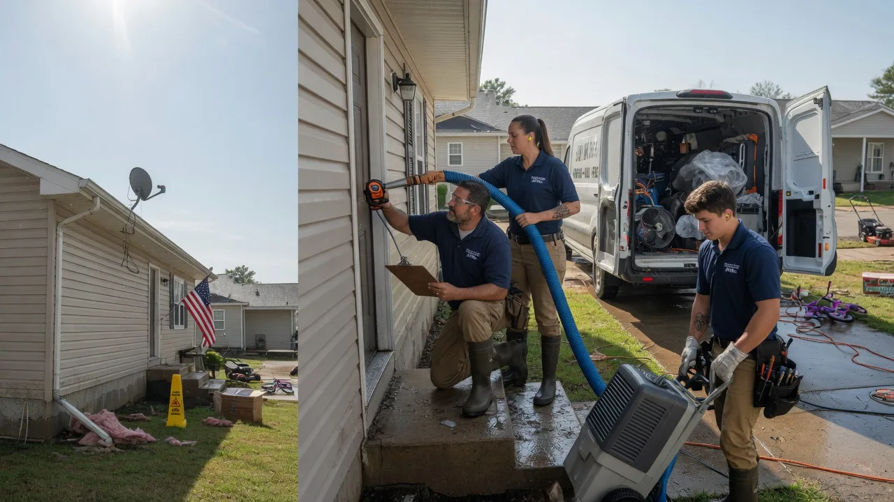 Ceiling Water Damage Restoration in Ithaca, MI near me